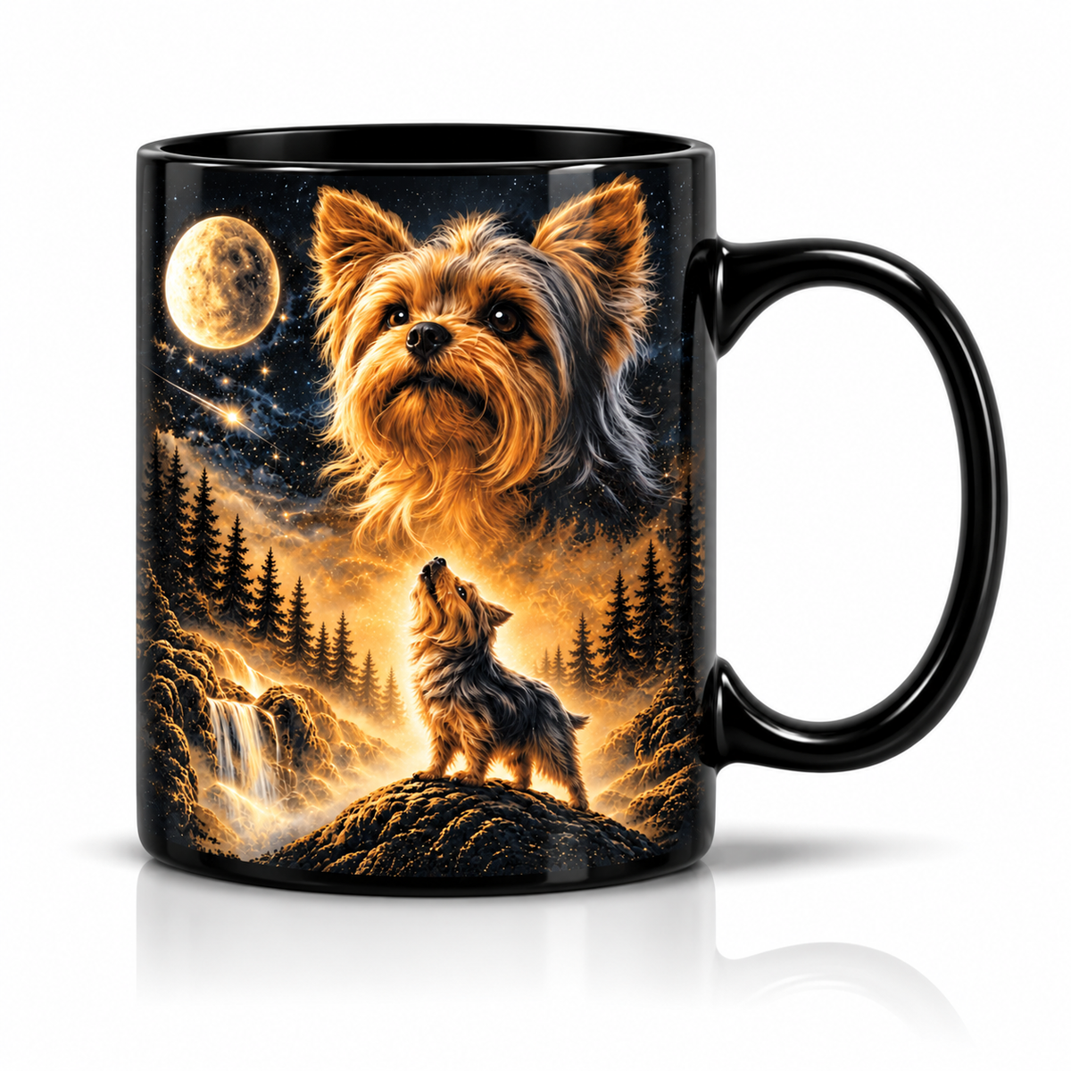 Yorkshire Terrier Moonlight Adventure – Yorkie Dog Lover Gift